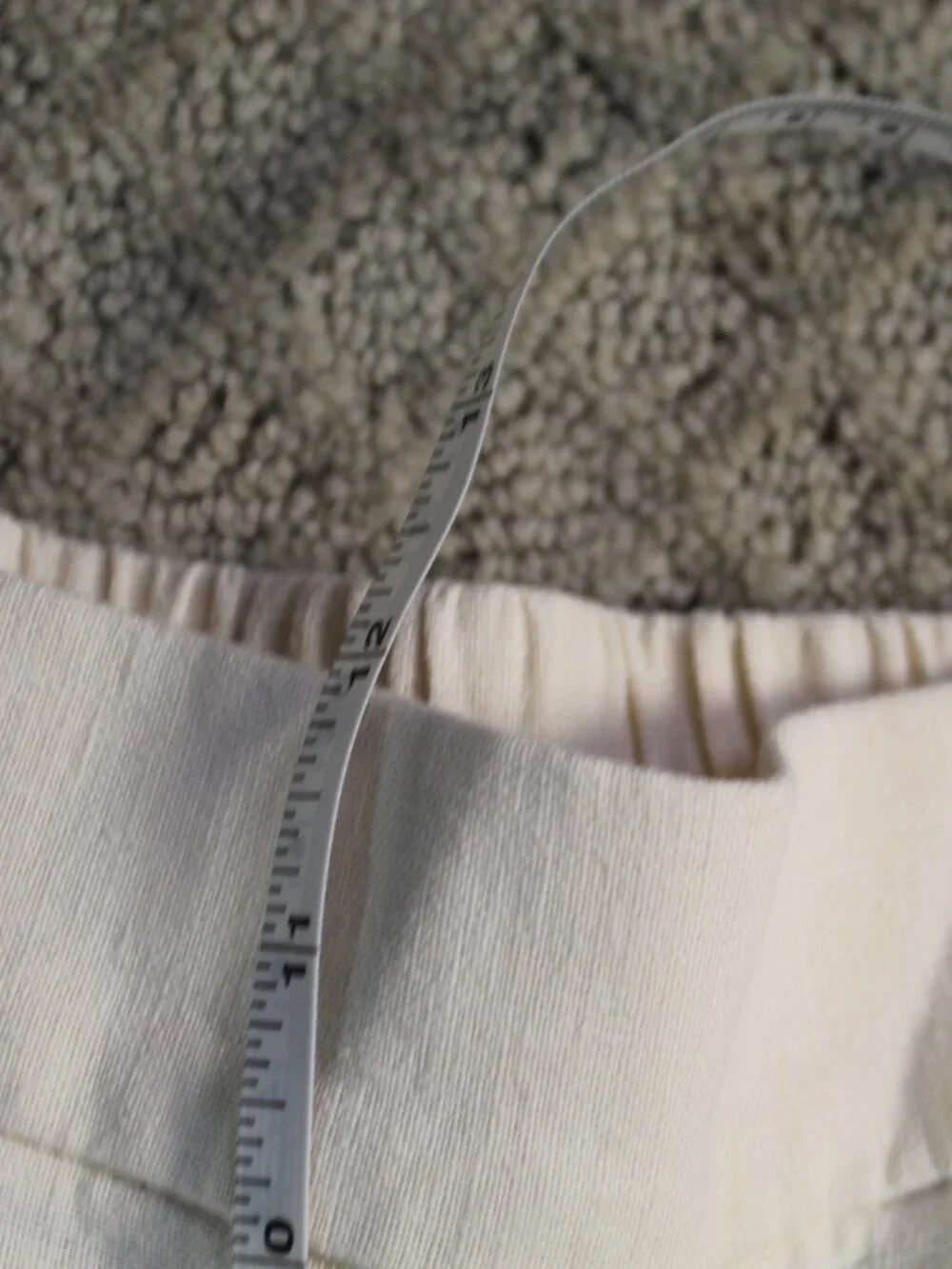 J Crew Pants Women’s 12 Off White Linen Cotton Wide Leg Career